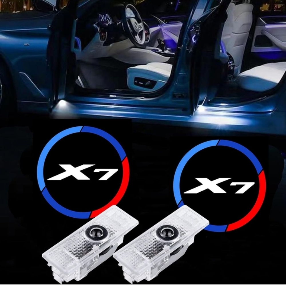 2 BMW X7 car door projector lights